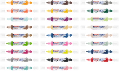 Acrylmarker edding e-5400 3D double liner mint 1 Stuk-3