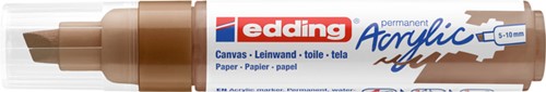 Acrylmarker edding e-5000 breed hazelnoot 1 Stuk-2