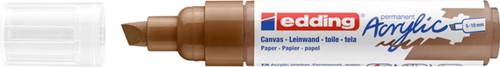 Acrylmarker edding e-5000 breed hazelnoot 1 Stuk