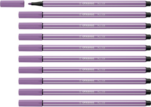 Viltstift STABILO Pen 68/62 M pruimenpaars 1 Stuk-3