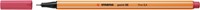 Fineliner STABILO point 88/49 F aardbeienrood 1 Stuk
