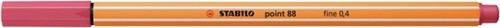 Fineliner STABILO point 88/49 F aardbeienrood 1 Stuk-3