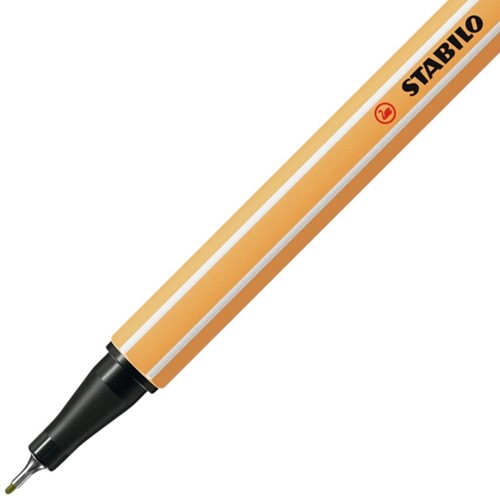 Fineliner STABILO point 88/37 F moddergroen 1 Stuk-2