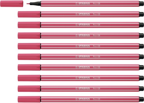 Viltstift STABILO Pen 68/49 M aardbeienrood 1 Stuk-3