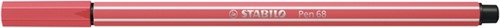 Viltstift STABILO Pen 68/47 M roestig rood 1 Stuk-2