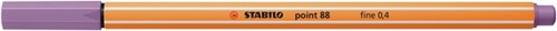 Fineliner STABILO point 88/62 F pruimenpaars 1 Stuk-2