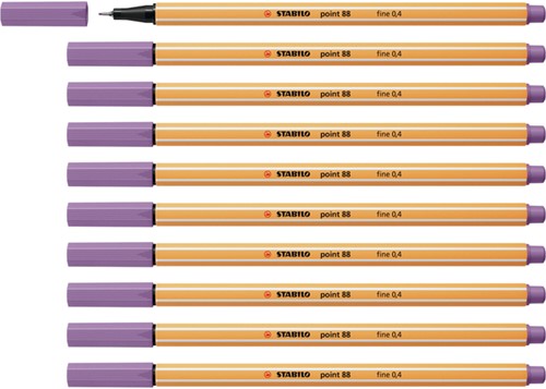 Fineliner STABILO point 88/62 F pruimenpaars 1 Stuk-2