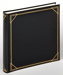 Fotoalbum walther design standaard 30x30cm zwart 1 Stuk