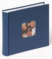 Fotoalbum walther design Fun 24cmx22cm blauw 1 Stuk