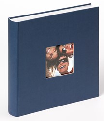 Fotoalbum walther design Fun 30x30cm 50vel blauw 1 Stuk