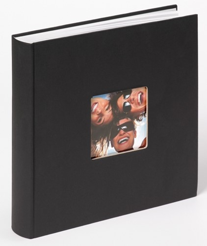 Fotoalbum walther design Fun 30x30cm 100vel zwart 1 Stuk