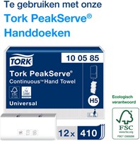 Handdoekdispenser Tork H5 Elevation klein zwart 1 Stuk-2