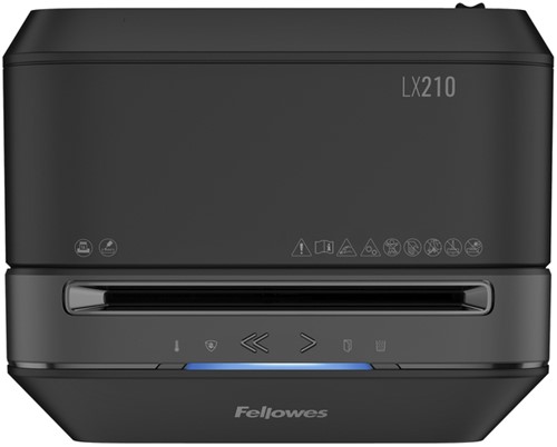 Papiervernietiger Fellowes LX210 4x12mm zwart 1 Stuk-2