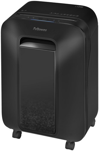Papiervernietiger Fellowes LX200 4x12mm zwart 1 Stuk