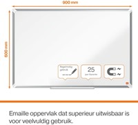 Whiteboard Nobo Premium Plus 60x90cm emaille 1 Stuk-11