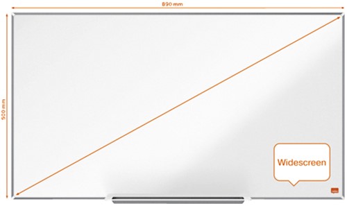 Whiteboard Nobo Impression Pro 50x89cm staal 1 Stuk-2