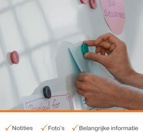 Whiteboard Nobo Premium Plus 90x120cm staal 1 Stuk-3