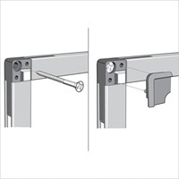 Whiteboard Nobo Essence 45x60cm staal 1 Stuk-1