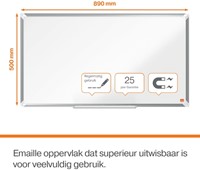 Whiteboard Nobo Premium Plus 50x89cm  emaille 1 Stuk-5