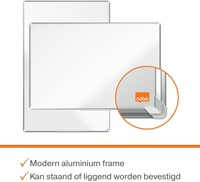 Whiteboard Nobo Premium Plus 90x120cm emaille 1 Stuk-2