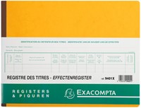 Effectenregister Exacompta BV SLR 240x320 80vel 1 Stuk