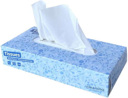 Facial tissues Cleaninq F1 100 vel wit 100 Vel
