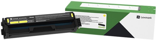 Tonercartridge Lexmark C3220Y0 geel 1 Stuk