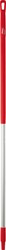 Steel Vikan ergonomic 150cm 31mm rood aluminium 1 Stuk