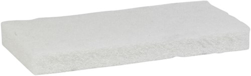 Schuurspons Vikan zacht 125x245x23mm wit nylon 1 Stuk