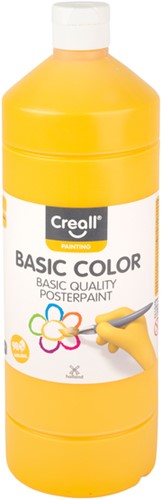 Plakkaatverf Creall basic donkergeel 1000ml 1 Fles