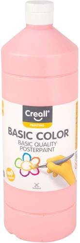 Plakkaatverf Creall basic roze 1000ml 1 Fles
