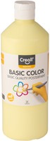 Plakkaatverf Creall basic pastel geel 500ml 1 Fles