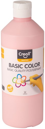 Plakkaatverf Creall basic pastel rood 500ml 1 Fles