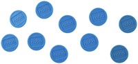 Magneet Nobo 24mm blauw 10 stuks 10 Stuk-2