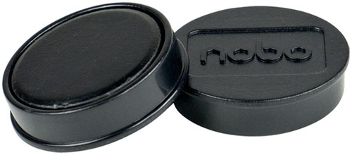 Magneet Nobo 32mm zwart 10 stuks 10 Stuk-3