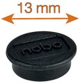 Magneet Nobo 13mm zwart 10 stuks 10 Stuk-1