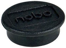 Magneet Nobo 24mm zwart 10 stuks 10 Stuk