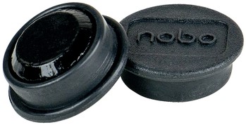 Magneet Nobo 24mm zwart 10 stuks 10 Stuk-3