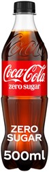 Frisdrank Coca Cola zero petfles 500ml 500 Milliliter