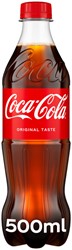 Frisdrank Coca Cola regular petfles 500ml 500 Milliliter