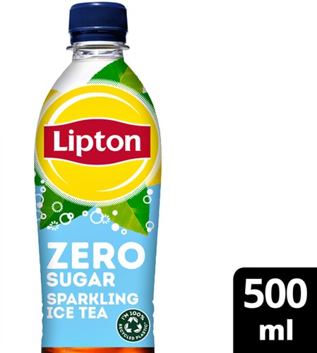 Frisdrank Lipton Ice Tea spark zero petfles 500ml 500 Milliliter