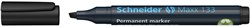 Viltstift Schneider Maxx 133 schuin 1-4mm zwart 1 Stuk