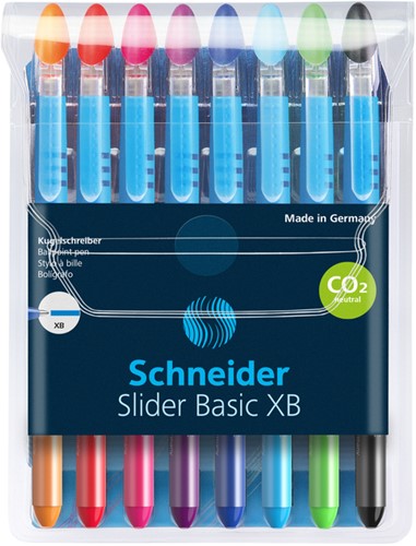Rollerpen  Slider Basic Colours XB 8st assorti 8 Stuk