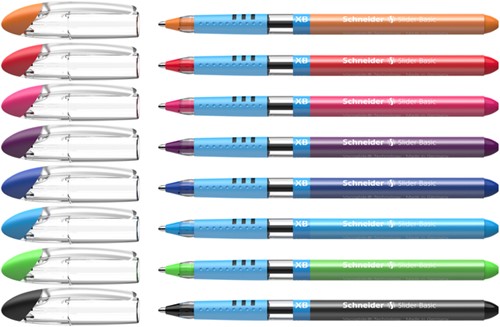 Rollerpen  Slider Basic Colours XB 8st assorti 8 Stuk-2