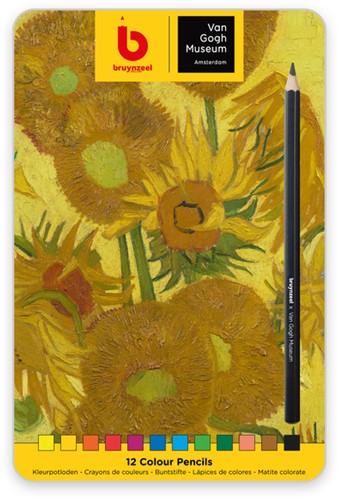 Kleurpotlood Bruynzeel Van Gogh blik 12st ass 12 Stuk