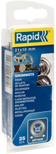 Zeilringen Rapid  Ø21x10mm 25 Stuk-2