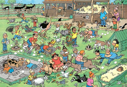 Puzzel JvH Junior De Kinderboerderij 360st 1 Doos-3