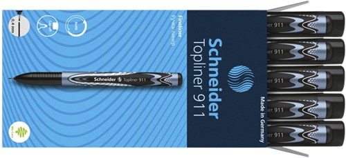 Fineliner Schneider Topliner 911 0.4mm zwart 1 Stuk-2
