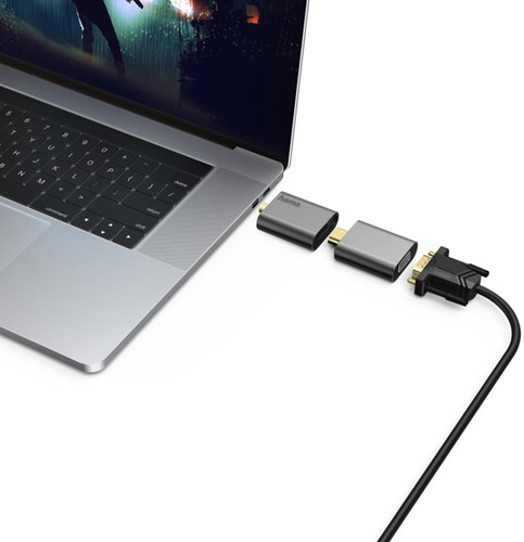 Adapter Hama Video 6-in-1 aluminium 1 Stuk-3