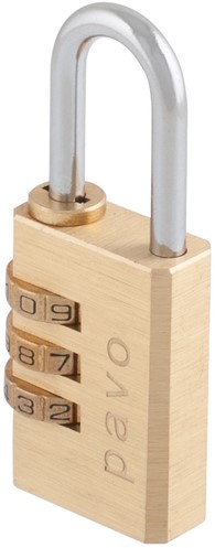 Hangslot Pavo met cijferslot 41x28x12mm 1 Stuk-2